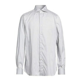 【送料無料】 イザイア メンズ シャツ トップス Shirts Light grey