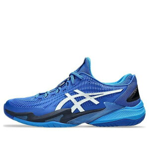 ASICS �A�V�b�N�X �����Y �X�j�[�J�[ �yASICS Court FF 3 Novak 'True Blue Pure Silver' 1041A522-965�z �T�C�Y US_6(24.0cm)