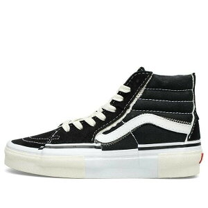 Vans �o���Y �����Y �X�j�[�J�[ �yVans SK8-Hi Reconstruct BLACKWHITE VN0005UK6BT�z �T�C�Y US_6(24.0cm)