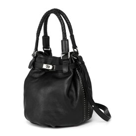 オールドトレンド レディース パンプス シューズ Women's Genuine Leather Pumpkin Bucket Bag Black