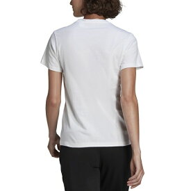 アディダス レディース Tシャツ トップス Women's Essentials Logo Cotton T-Shirt, XS-4X White/black