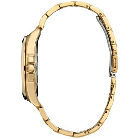 シチズン レディース 腕時計 アクセサリー Eco-Drive Men's Peyten Gold-Tone Stainless Steel Bracelet Watch 41mm Gold-tone
