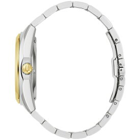 ブロバ レディース 腕時計 アクセサリー Men's Automatic Surveyor Gold-Tone Stainless Steel Bracelet Watch 42mm Two-tone