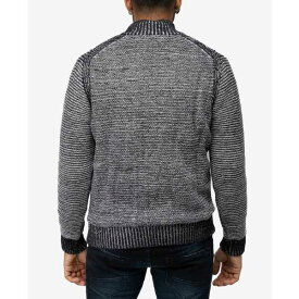 エックスレイ メンズ ジャケット＆ブルゾン アウター Men's Full-Zip High Neck Sweater Jacket Navy