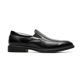 ノンブッシュ メンズ スニーカー シューズ Men's Centro Flex Venetian Moc Toe Shoes Black Smooth