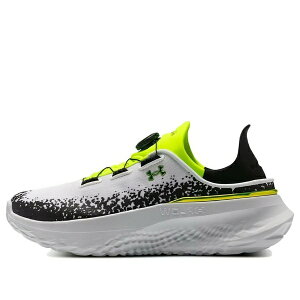 Under Armour A_[A[}[ Y Xj[J[ yUnder Armour SlipSpeed Mega 'White High Vis Yellow' 3028539-107z TCY US_7.5(25.5cm)