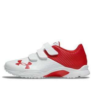Under Armour A_[A[}[ Y Xj[J[ yUnder Armour Extreme Trainer Wide Shoes 'White Red' 3025678-101z TCY US_7.5(25.5cm)