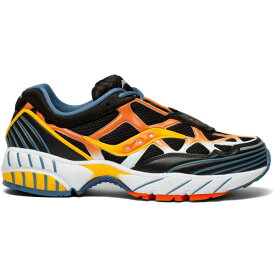 Saucony サッカニー メンズ スニーカー 【Saucony Grid Web】 サイズ US_9.5(27.5cm) Black Orange