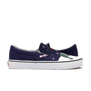 Vans �o���Y �����Y �X�j�[�J�[ �yVans Classic Slip-On Peanuts Charlie�z �T�C�Y US_M_3.5 Charlie/Tree