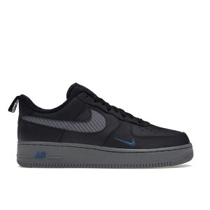Nike �i�C�L �����Y �X�j�[�J�[ �yNike Air Force 1 Low Black Royal Carbon Fiber�z �T�C�Y US_7(25.0cm) Black/Black/Hyper Royal/Grey