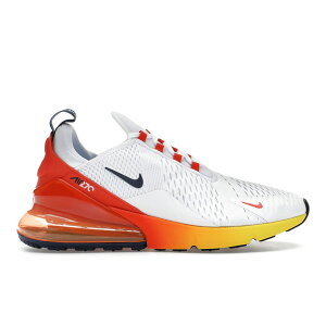 Nike �i�C�L �����Y �X�j�[�J�[ �yNike Air Max 270 Houston Astros�z �T�C�Y US_9.5(27.5cm) White/Midnight Navy/Team Orange