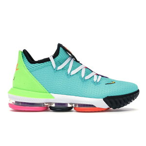 Nike �i�C�L �����Y �X�j�[�J�[ �yNike LeBron 16 Low Air Max Trainer 2�z �T�C�Y US_9(27.0cm) Hyper Jade/Total Orange-Electric Green-Black
