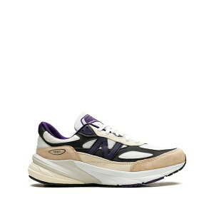 �j���[�o�����X �����Y �X�j�[�J�[ �V���[�Y X teddy santis 990v6 made in usa - white/black plum sneakers White