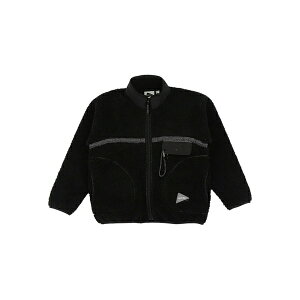 �O���~�` �����Y �W���P�b�g���u���]�� �A�E�^�[ X and wander jq tape fleece jacket Black