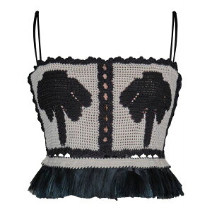 �W���n���i�E�I�[�e�B�Y ���f�B�[�X �J�b�g�\�[ �g�b�v�X Saguaro crop top Black