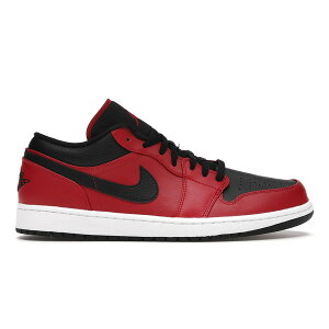 Jordan W[_ Y Xj[J[ yJordan 1 Low Reverse Bred Pebbled Swooshz TCY US_8(26.0cm) Gym Red/Black/White