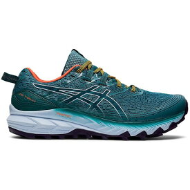 ASICS アシックス レディース スニーカー 【ASICS Gel-Trabuco 10】 サイズ US_W_7W Misty Pine Soft Sky (Women's)