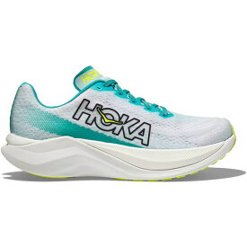 Hoka One One ホカオネオネ レディース スニーカー 【Hoka One One Mach X】 サイズ US_W_5.5W White Blue Glass (Women's)