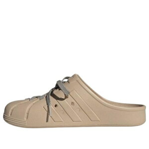 adidas �A�f�B�_�X �����Y �X�j�[�J�[ �yadidas FOS Adilette Clog 'Brown' IH4070�z �T�C�Y US_M_4.5