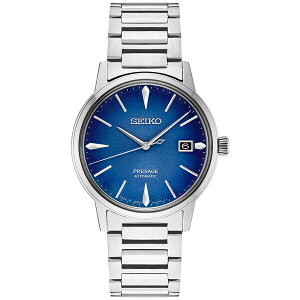 �Z�C�R�[ ���f�B�[�X �r���v �A�N�Z�T���[ Men's Automatic Presage Stainless Steel Bracelet Watch 40mm Blue