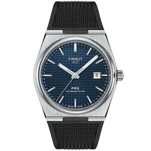 eB\bg fB[X rv ANZT[ Men's Swiss Automatic PRX Black Rubber Strap Watch 40mm No Color