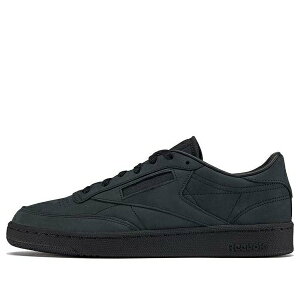 Reebok ���[�{�b�N �����Y �X�j�[�J�[ �yReebok x JJJJound Club C 85 'Triple Black' IG8240�z �T�C�Y US_6(24.0cm)