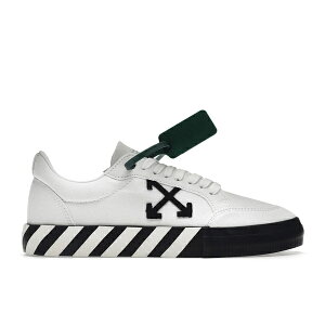 OFF-WHITE �I�t�z���C�g �����Y �X�j�[�J�[ �yOFF-WHITE Vulc Low Canvas White Black SS22�z �T�C�Y US_M_13 White/Black