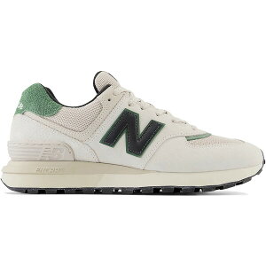 New Balance �j���[�o�����X �����Y �X�j�[�J�[ �yNew Balance 574 Legacy White Black Green�z �T�C�Y US_5(23.0cm) White/Black