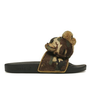 adidas AfB_X Y Xj[J[ yadidas JS Adilette Jeremy Scott Teddy Camoz TCY US_5(23.0cm) Core Black/Core Black/Core Black