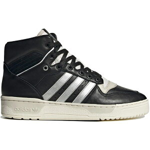 adidas AfB_X Y Xj[J[ yadidas Rivalry High Consortium Black Silver Metallicz TCY US_5(23.0cm) Core Black/Silver Metallic/Grey One