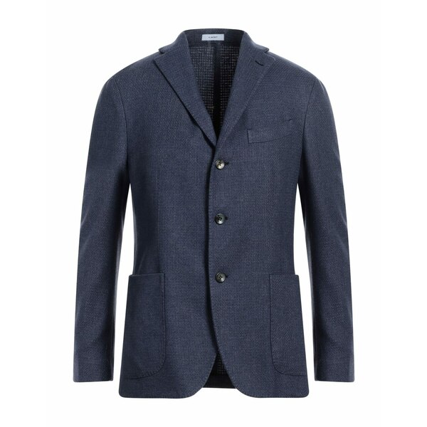 ボリオリ メンズ ジャケット＆ブルゾン アウター Suit jackets Navy blue-