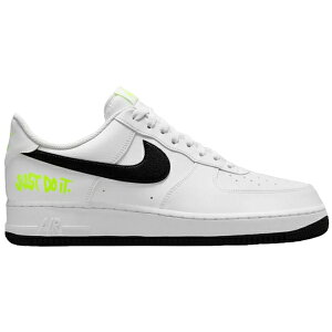 Nike �i�C�L �����Y �X�j�[�J�[ �yNike Air Force 1 Low Just Do It White Volt�z �T�C�Y US_8.5(26.5cm) White/Volt/Black