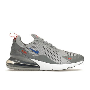Nike �i�C�L �����Y �X�j�[�J�[ �yNike Air Max 270 Grey Royal Red�z �T�C�Y US_8.5(26.5cm) Wolf Grey/Game Royal-University Red