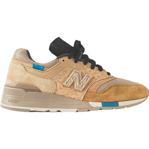 New Balance �j���[�o�����X �����Y �X�j�[�J�[ �yNew Balance 997 OG Kith nonnative�z �T�C�Y US_5(23.0cm) Brown/Black-Cobalt Blue