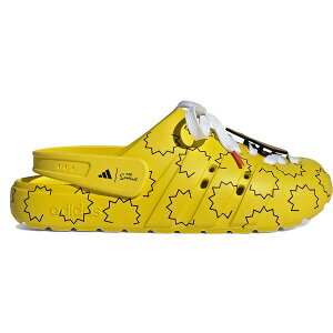 adidas �A�f�B�_�X �����Y �X�j�[�J�[ �yadidas Adilette Clog The Simpsons Yellow Black�z �T�C�Y US_11(29.0cm) Yellow/Core Black/Yellow
