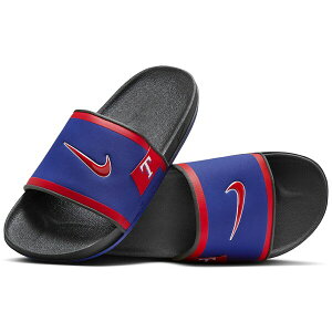 Nike �i�C�L �����Y �X�j�[�J�[ �yNike Offcourt Slide Texas Rangers�z �T�C�Y US_6(24.0cm) Deep Royal Blue/Dark Smoke Grey/Sport Red