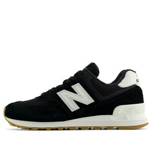 New Balance �j���[�o�����X �����Y �X�j�[�J�[ �yNew Balance 574 'Black White Gum' U574RAB�z �T�C�Y US_8(26.0cm)