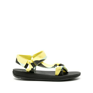 �J���y�[�� �����Y �T���_�� �V���[�Y Graphic-print touch-strap-fastening sandals Yellow