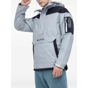 �R�����r�A �����Y �W���P�b�g���u���]�� �A�E�^�[ Half-zip panelled jacket Grey