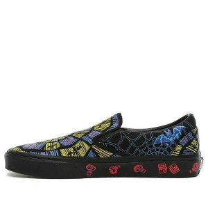 Vans �o���Y �����Y �X�j�[�J�[ �yVans The Nightmare Before Christmas x Classic Slip-On 'Oogie Boogie' VN0A4BV3TA5�z �T�C�Y US_6(24.0cm)