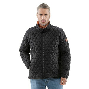 tbWEFA Y WPbgu] AE^[ Men's Lightweight Diamond Quilted Jacket Versatile Fall Jacket, Warm Layered Outerwear Black