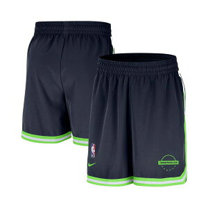 �i�C�L �����Y �J�W���A���p���c �{�g���X Men's Navy Minnesota Timberwolves Authentic Practice DNA Woven Performance Shorts Navy