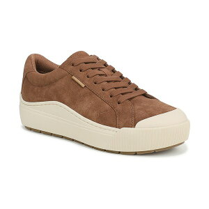 hN^[EV[ fB[X Xj[J[ V[Y Women's Time Off Lace Up Platform Sneakers Dark Honey Faux Leather