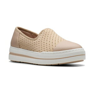 N[NX fB[X Xb|E[t@[ V[Y Cloudsteppers Women's Audreigh Star Slip-On Shoes Sand Textile