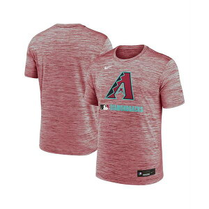 �i�C�L �����Y �V���c �g�b�v�X Men's Red Arizona Diamondbacks Authentic Collection Velocity Performance Practice T-Shirt Red