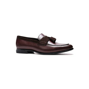 カルロスサンタナ メンズ スリッポン・ローファー シューズ Men's Laurent Tassel Loafers Brown leather