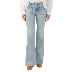 �V���o�[�W�[���Y ���f�B�[�X �f�j���p���c �{�g���X Women's Suki Mid Rise Curvy Fit Flare Jeans Indigo