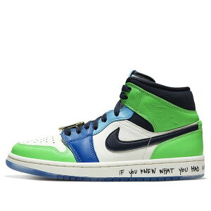 Jordan �W���[�_�� ���f�B�[�X �X�j�[�J�[ �y(WMNS) Air Jordan 1 Mid x Melody Ehsani 'Fearless' CQ7629-100�z �T�C�Y US_7(24.0cm)