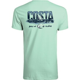 コスタデルマール メンズ シャツ トップス Costa Del Mar Men's Surface Shark T-Shirt Chill
