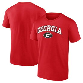 ファナティクス メンズ Tシャツ トップス Georgia Bulldogs Fanatics Branded Campus TShirt Red